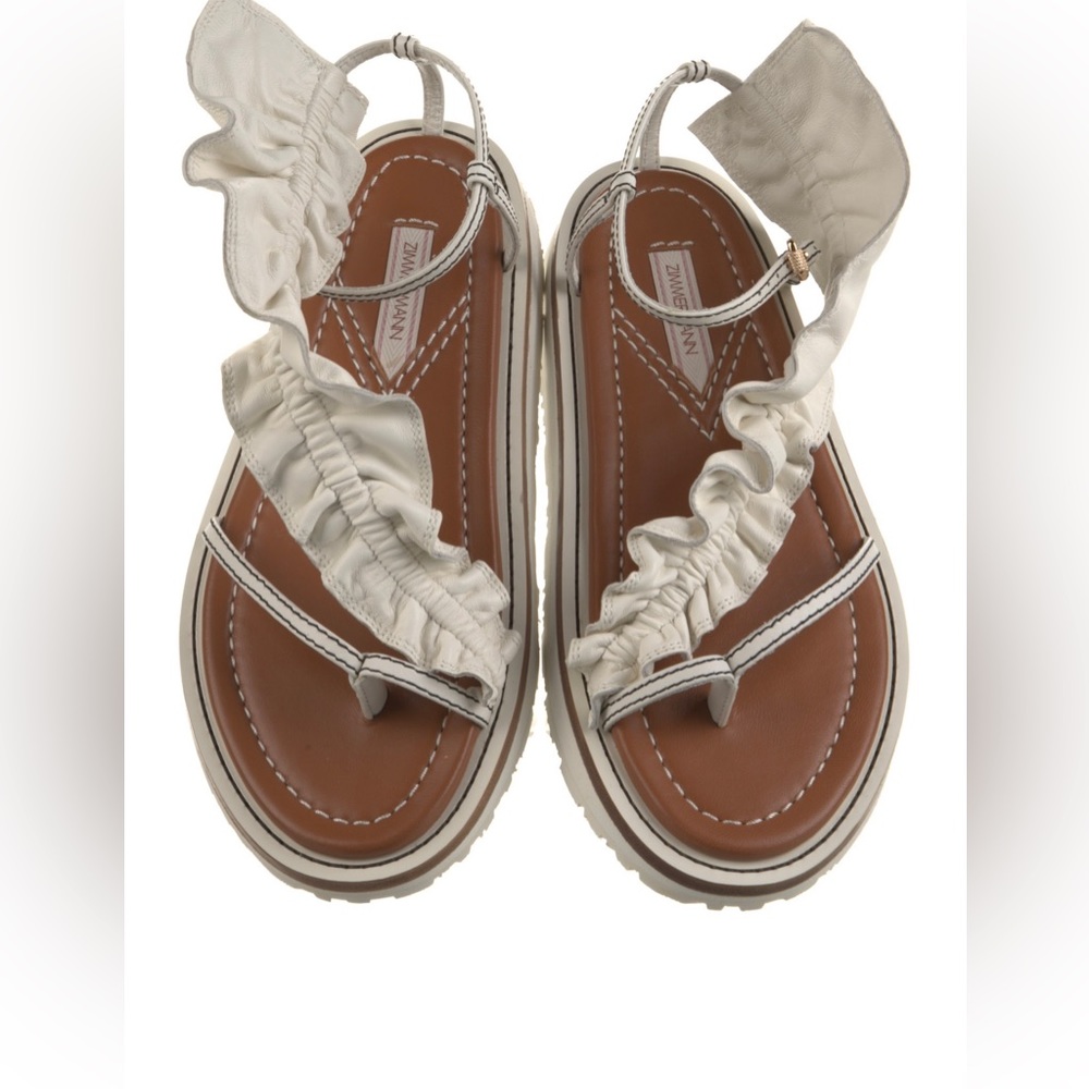 Zimmermann Leather Slingback Flats